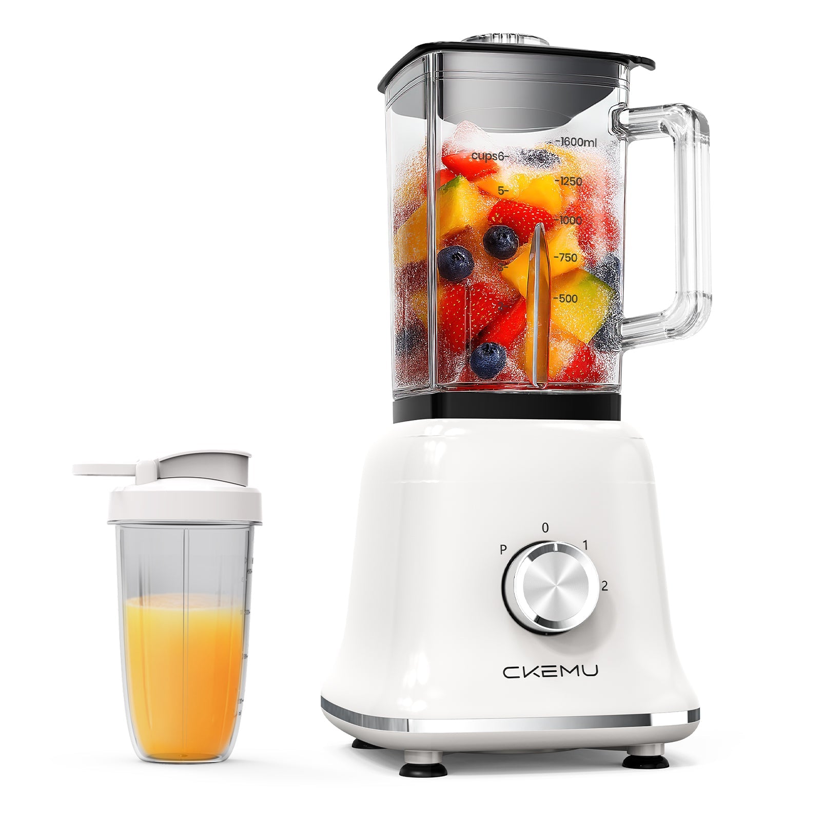 Stylish White Countertop Juicer